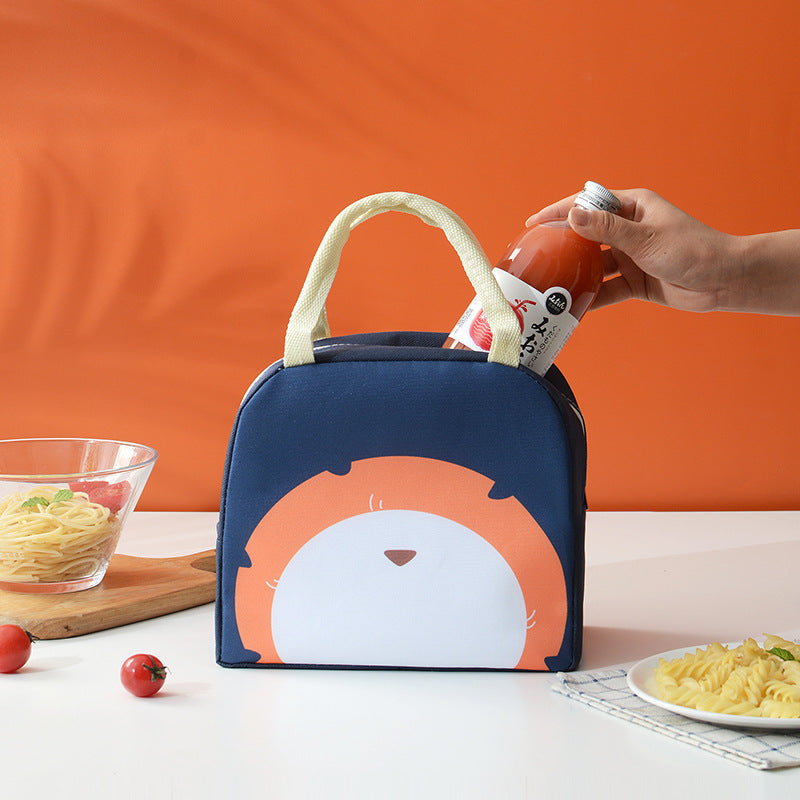Spaßiger Pinguin-Themen Isolierte Lunchbox