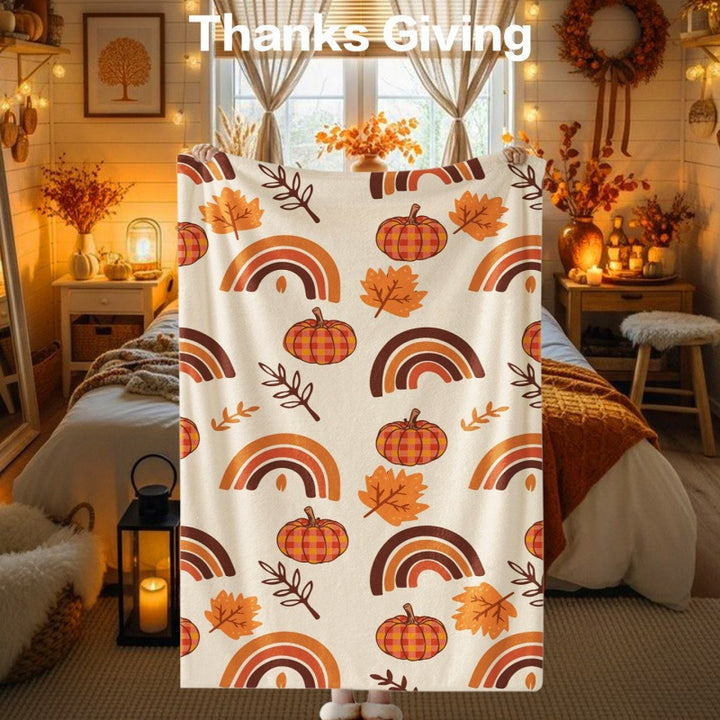 Thanksgiving-Themen Kuscheldecke