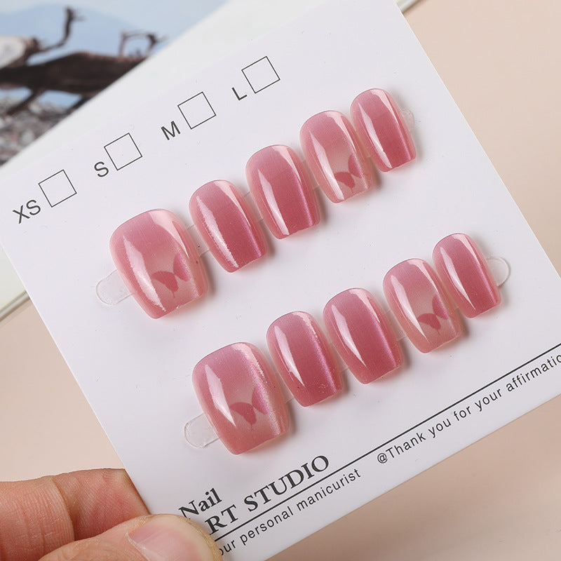 Stylisches Press-On Nagelset Karnz