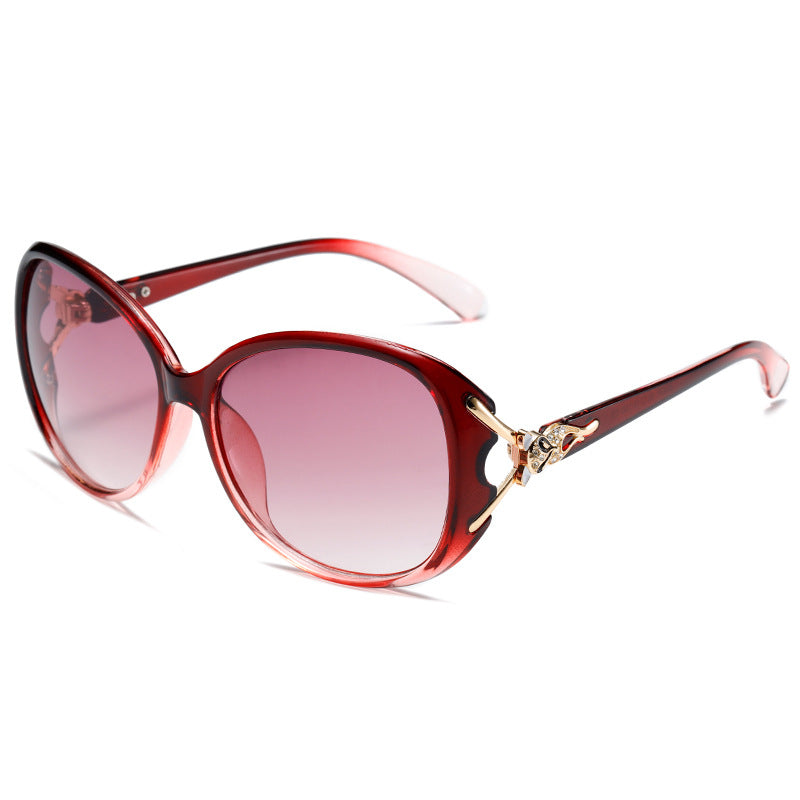 Damen Modische Sonnenbrille im eleganten Design mit auffälligen Verzierungen Karnz