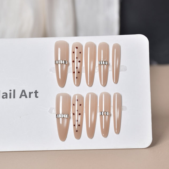 Premium Stiletto Press-On-Nagelverlängerungen Karnz