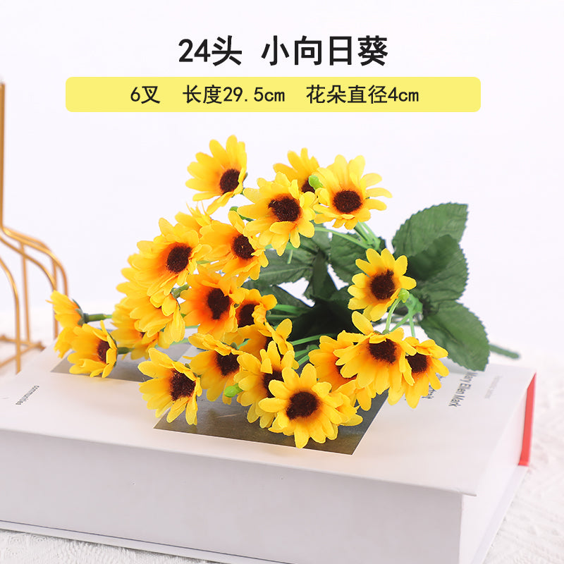 Künstlicher Sonnenblumenstrauß
