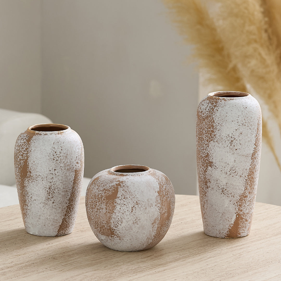 Elegante Keramikvase im skandinavischen Stil Karnz