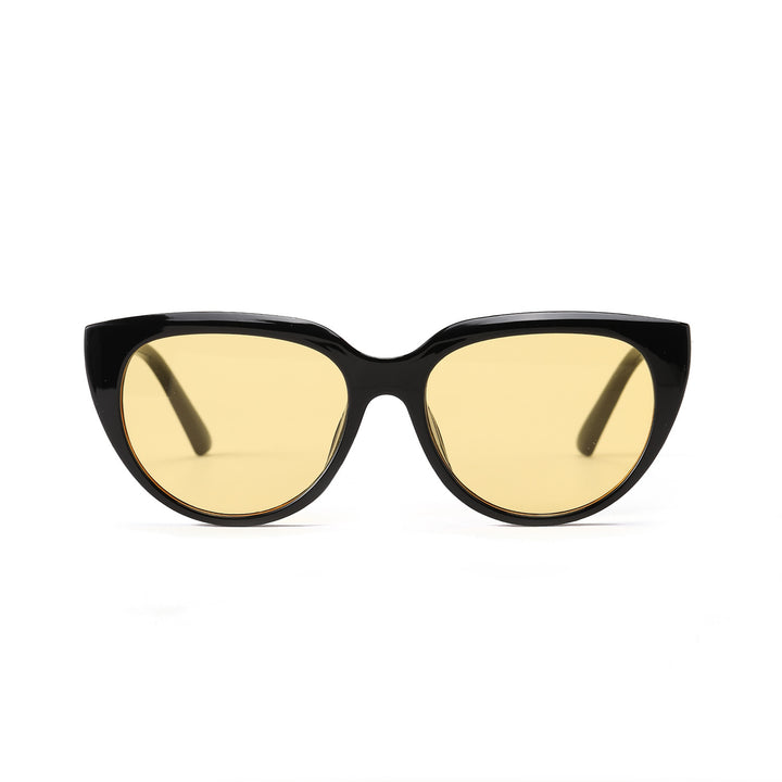 Damen trendige Cat-Eye Sonnenbrille mit komfortabler Passform Karnz