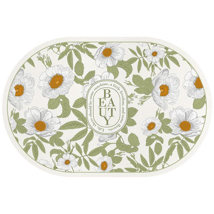 Blumenmuster Bereichsmatte