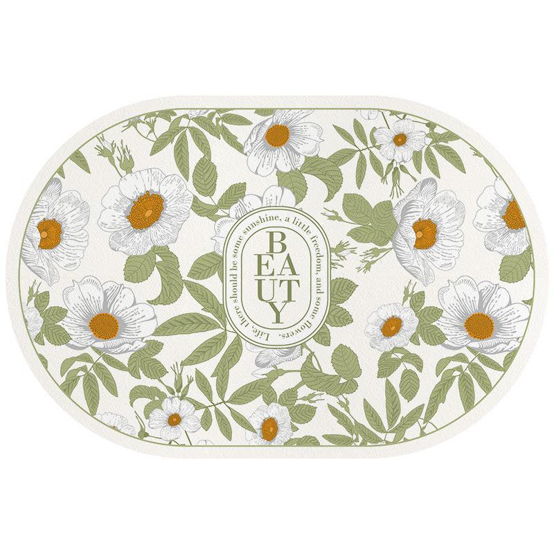 Blumenmuster Bereichs Teppich