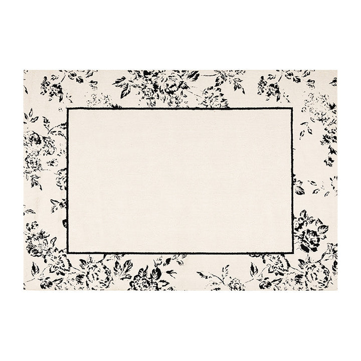 Florale Rand Bereich Teppich