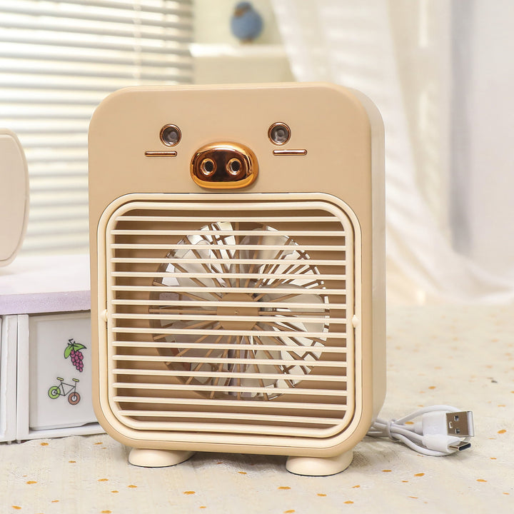 Damen Tragbarer USB Tischventilator mit verspieltem Design Karnz
