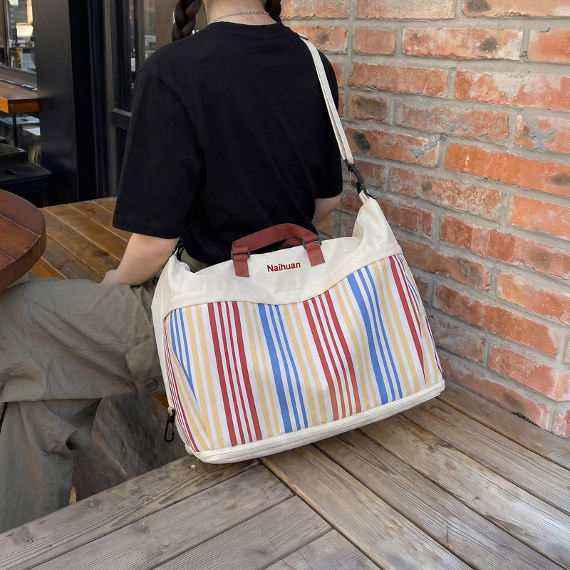 Stylische Multi-Taschen Reise Wochenende Duffel Bag Karnz