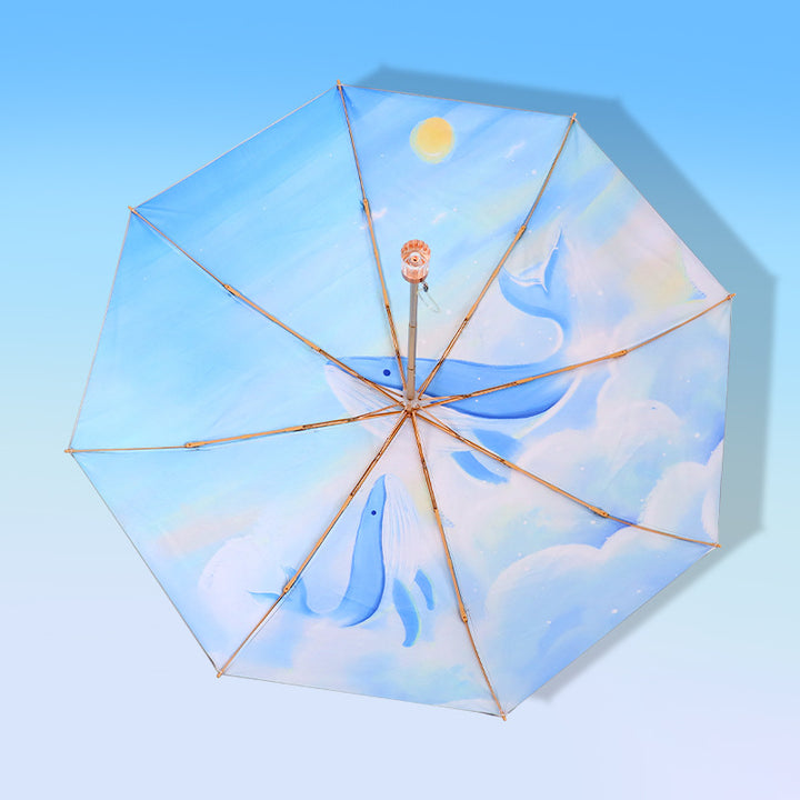 Damen Regenschirm mit einzigartigem floralen Design Karnz