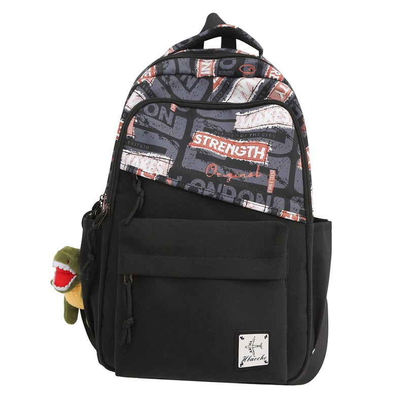 Trendy Grafikdruck Rucksack Karnz