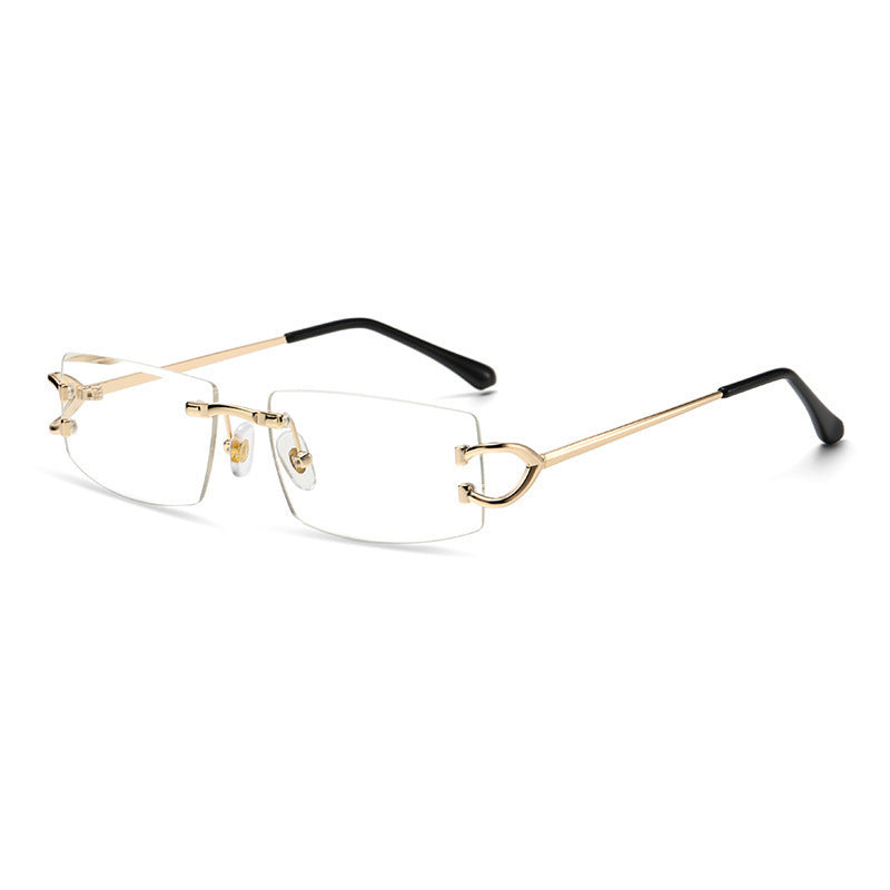 Damen Elegante Minimalistische Sonnenbrille mit einzigartigen Metalldetails Karnz