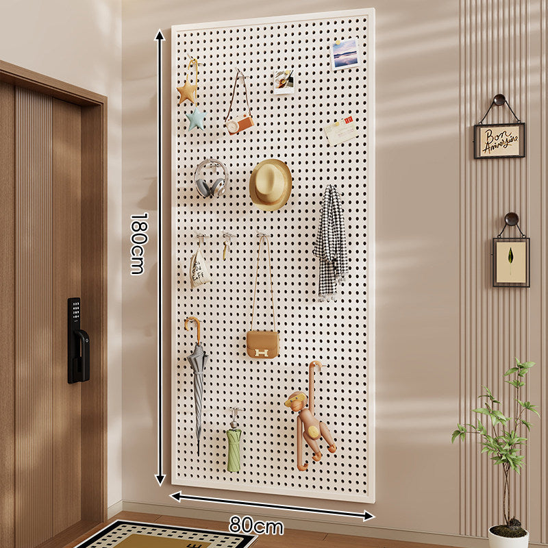 Wandanag perforiertes Lochboard-Organizer-Panel Großes Quadrat mit modularen Haken und Zubehör