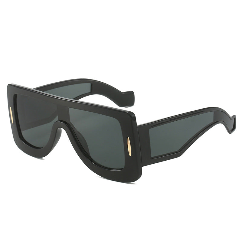 Damen futuristische Oversized Sonnenbrille Karnz