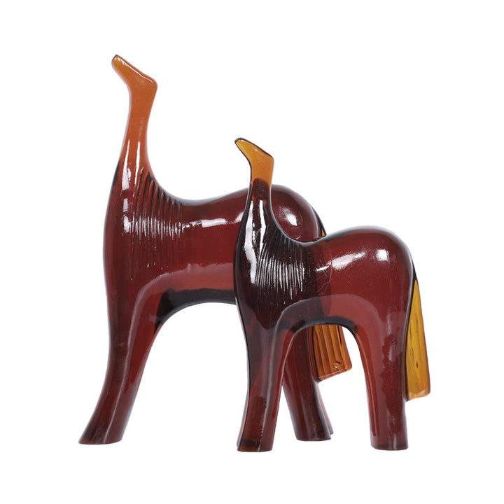 Künstlerische Glas Tierfiguren