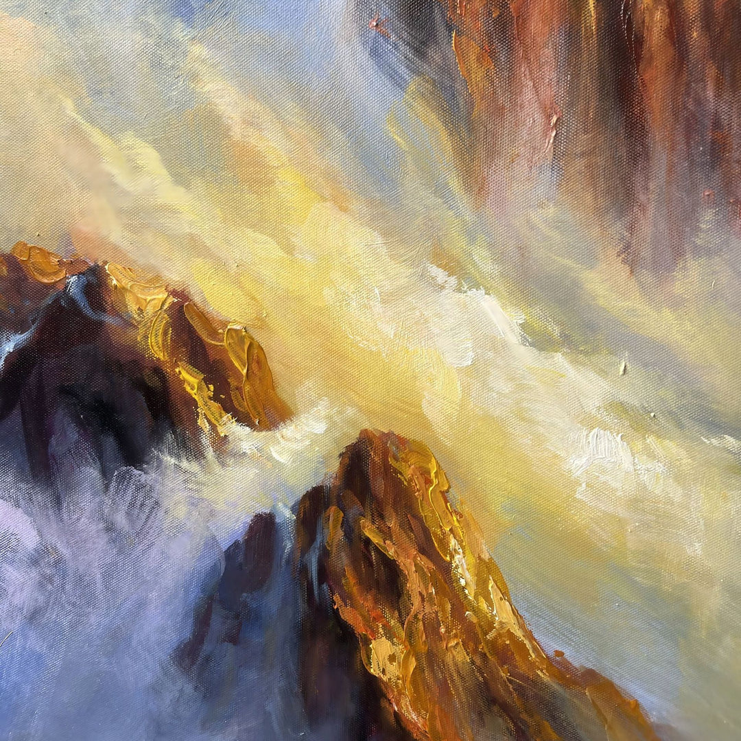 Berglandschaft Leinwandkunst für Wohnräume
