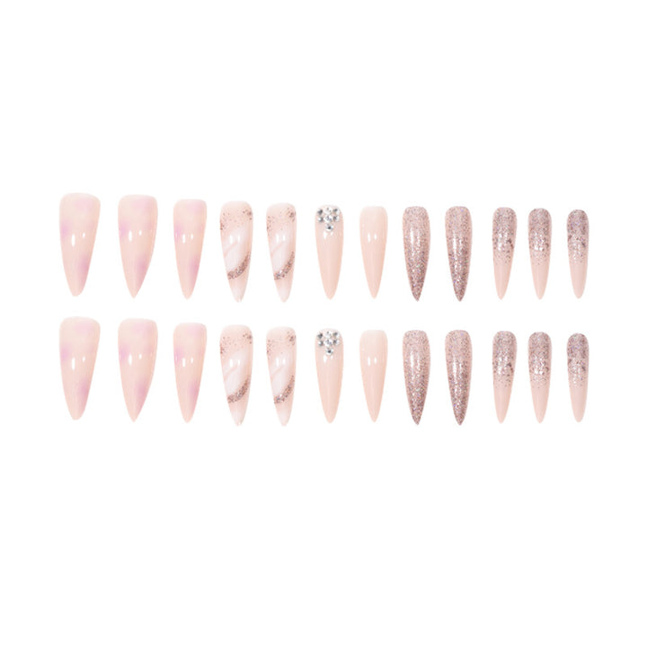 Glamouröses Stiletto-Nagelkunst-Set Karnz
