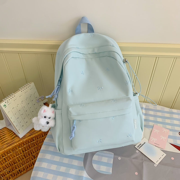 Floral Bestickter Alltagsrucksack Karnz