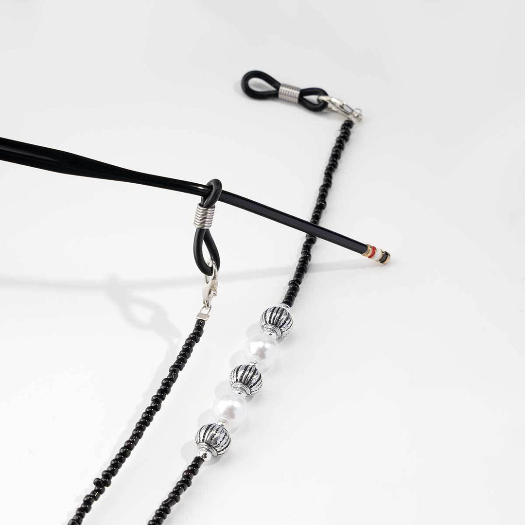 Künstlerische Perlenbrille Kette Karnz