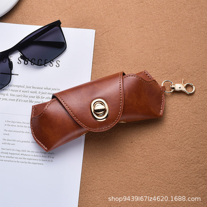 Eleganter Leder Sonnenbrillenetui Karnz