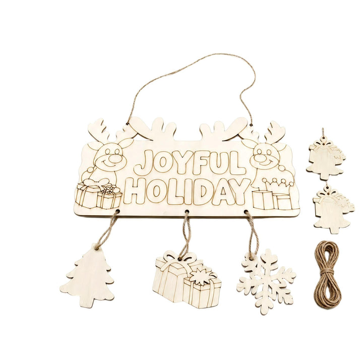 Holz Weihnachtsdeko Schild