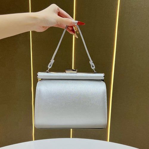 Glamourös Satin Abendhandtasche