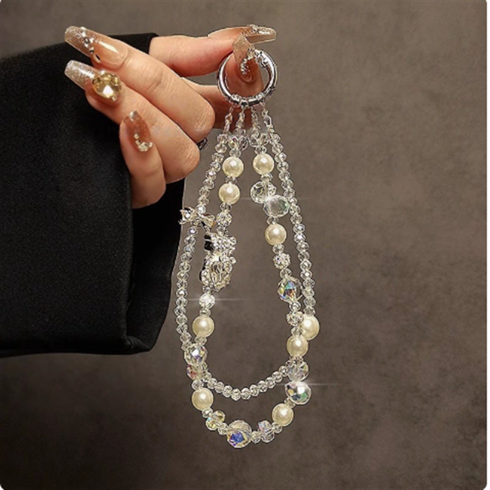 Elegante Perlen Charm Brillenband Karnz