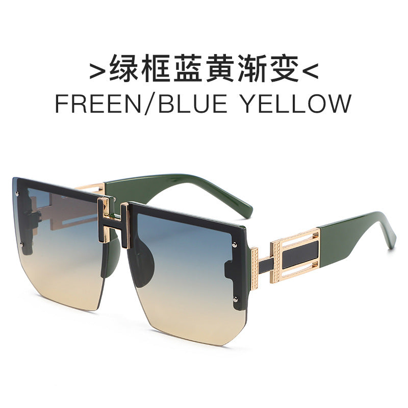 Damen futuristische Quadrat-Sonnenbrille Karnz