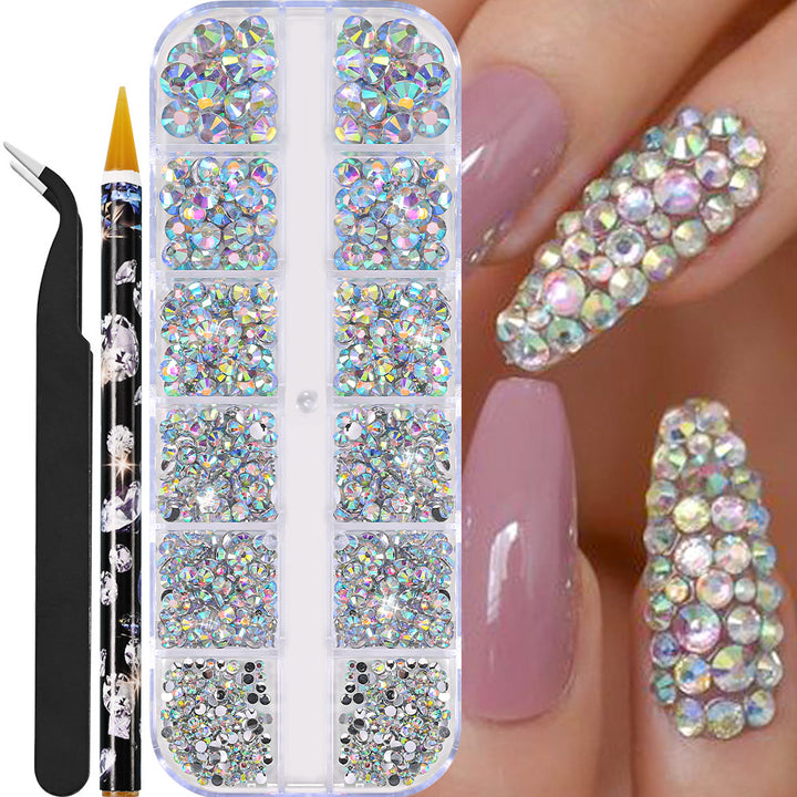 Kristall Strass Nagelkunst Dekorationsset
