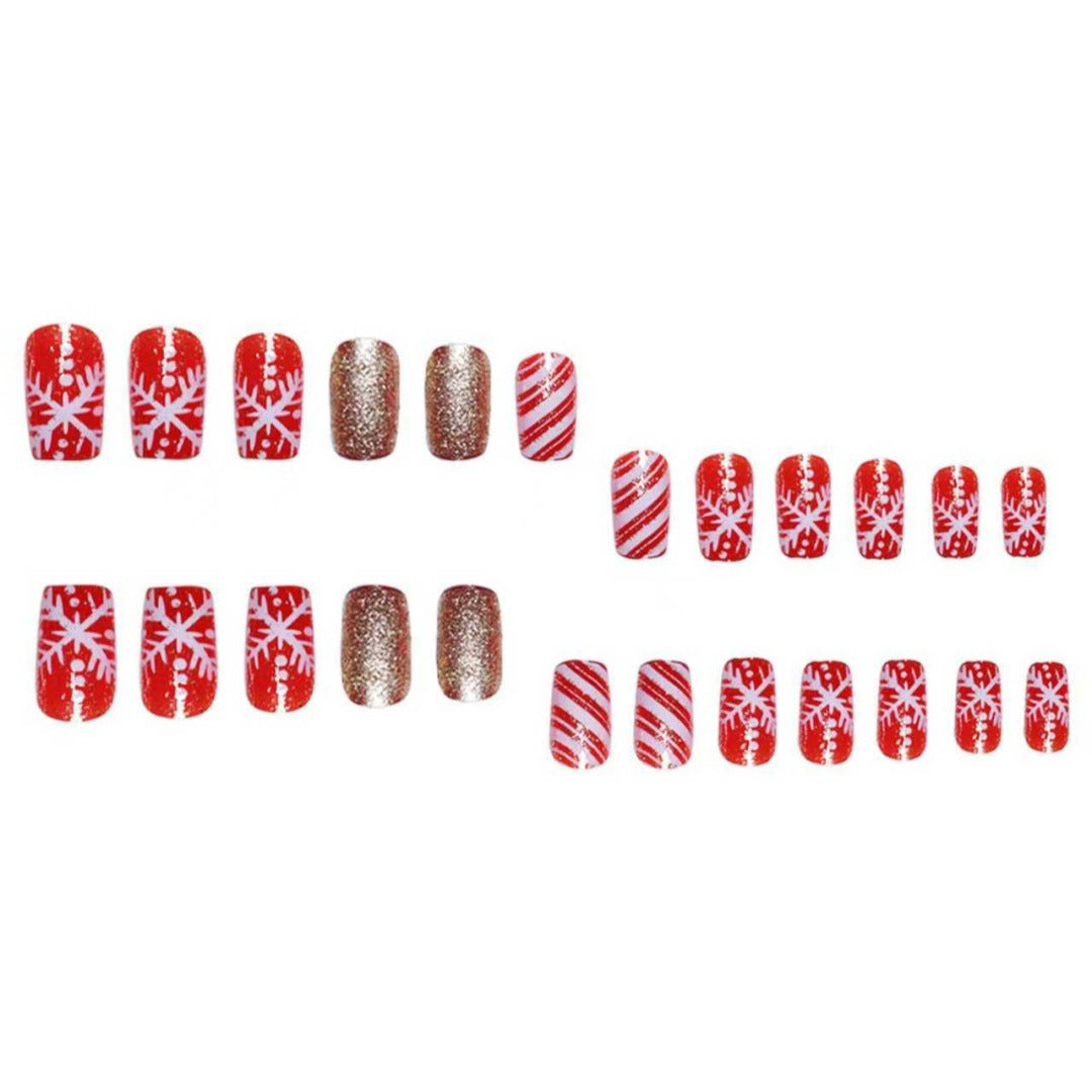 Festliche Themen Press-On Nagelkunst Set Karnz