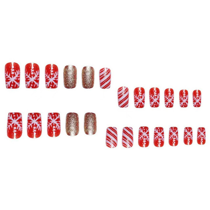 Festliche Themen Press-On Nagelkunst Set Karnz