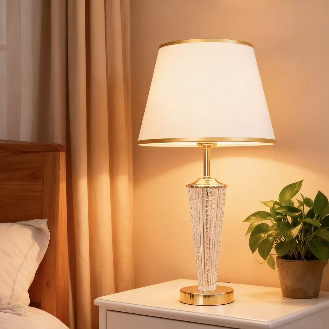 Elegante Kristall Akzent Tischlampe