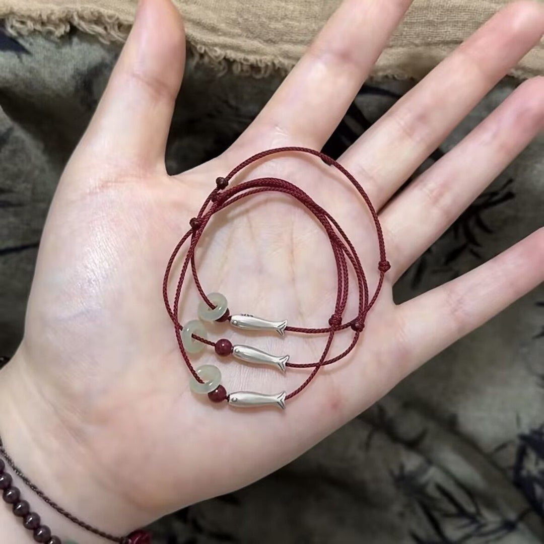 Minimalistischer Fisch-Anhänger-Armband Karnz