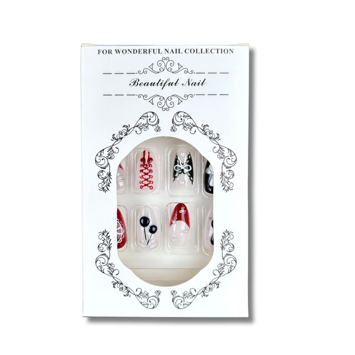 Künstlerische Charakter-Design Press-On Nägel