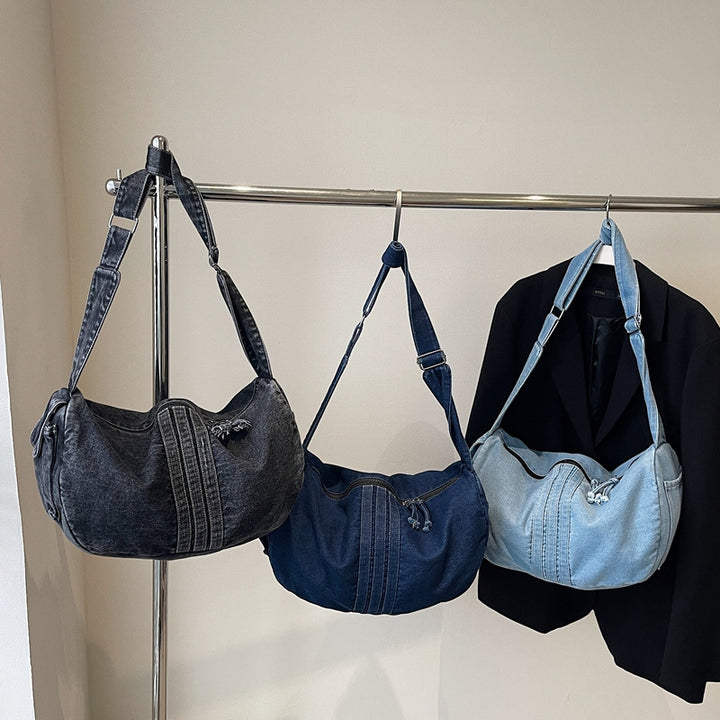 Weiche Denim Umhängetasche Karnz