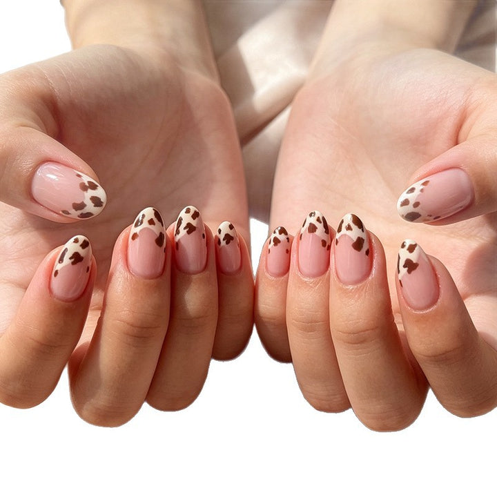 Elegante Tierdruck-Nagelkunstverlängerungen Karnz
