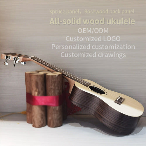 23-Zoll Mahagoni-Korpus Ukulele Karnz