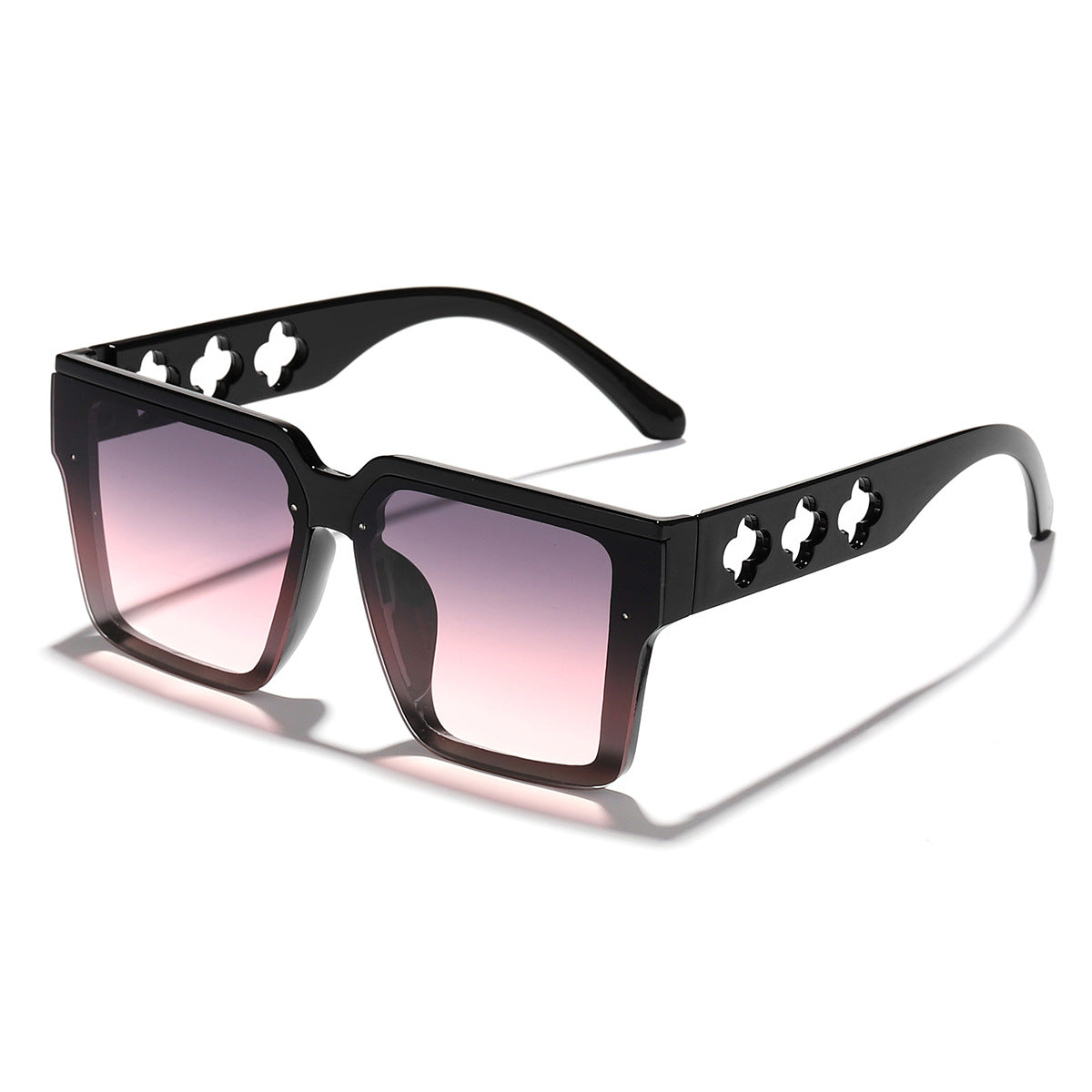 Damen modische quadratische Sonnenbrille mit einzigartigem Design Karnz
