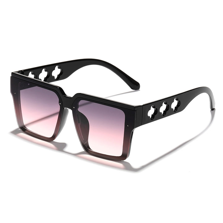 Damen modische quadratische Sonnenbrille mit einzigartigem Design Karnz
