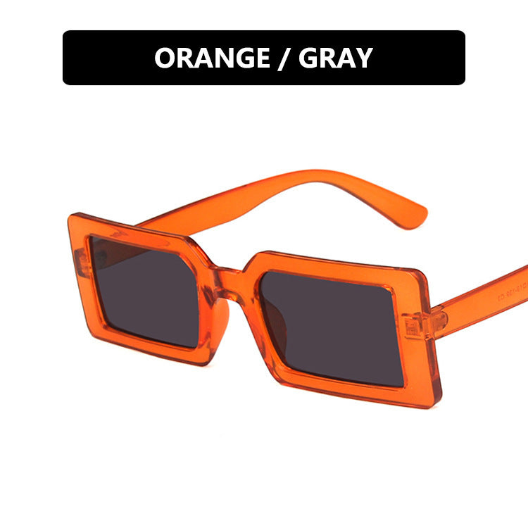 Damen quadratische Sonnenbrille mit modernem, breitem Rahmen und schützendem UV-Filter Karnz