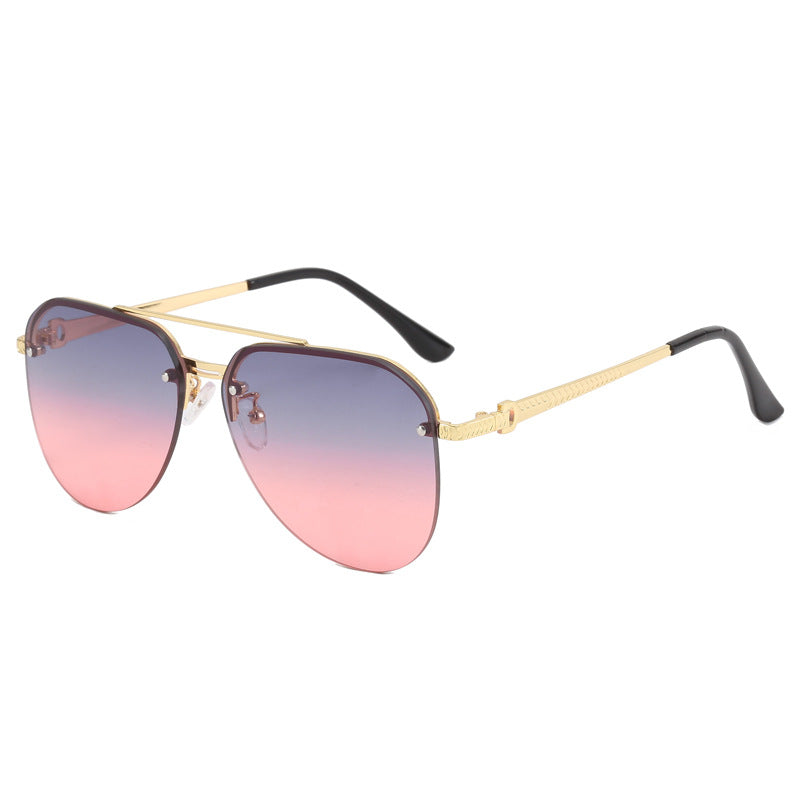 Damen elegante Piloten-Sonnenbrille mit hohem UV-Schutz und stilvollem Rahmen Karnz
