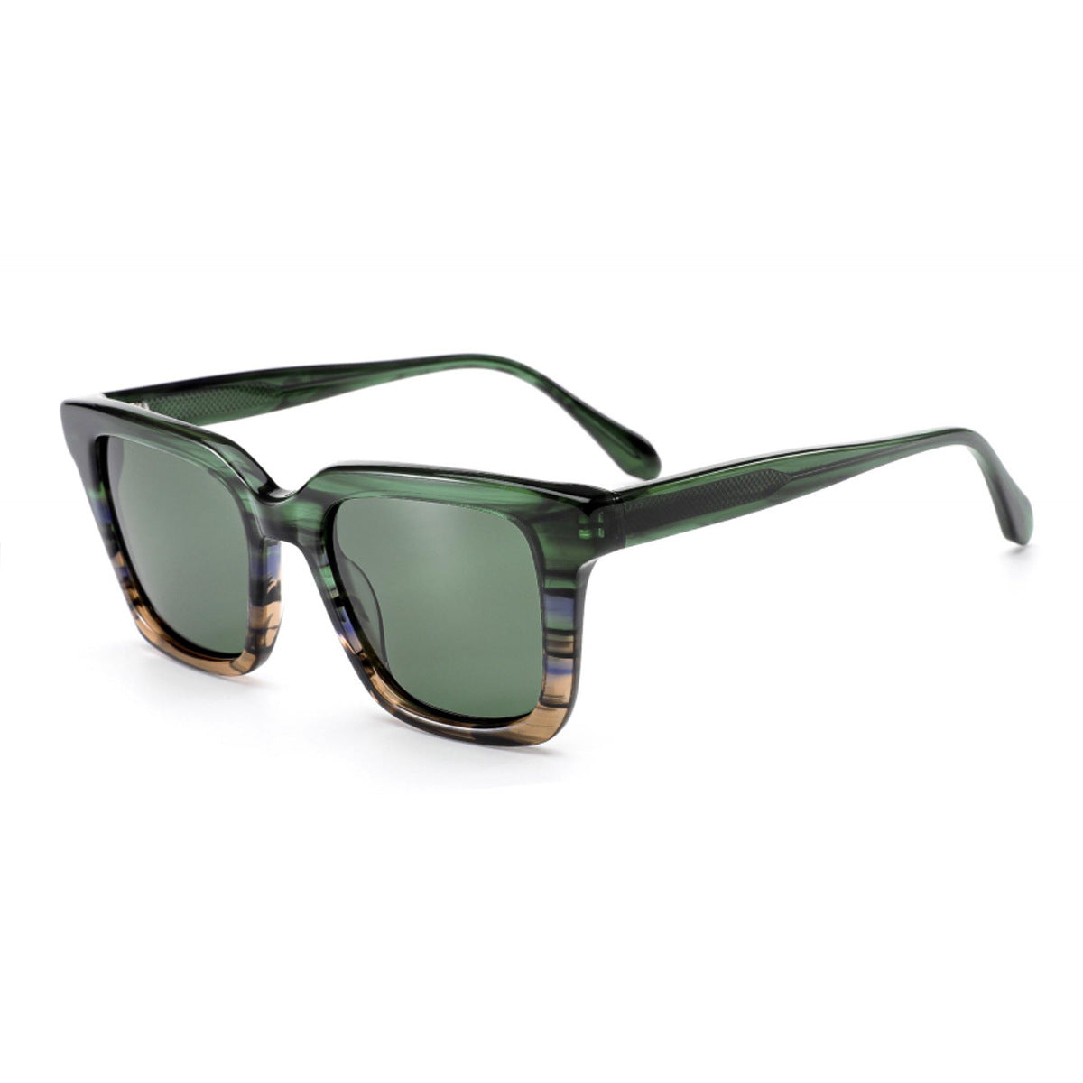 Damen modische Sonnenbrille im einzigartigen kubistischen Design Karnz