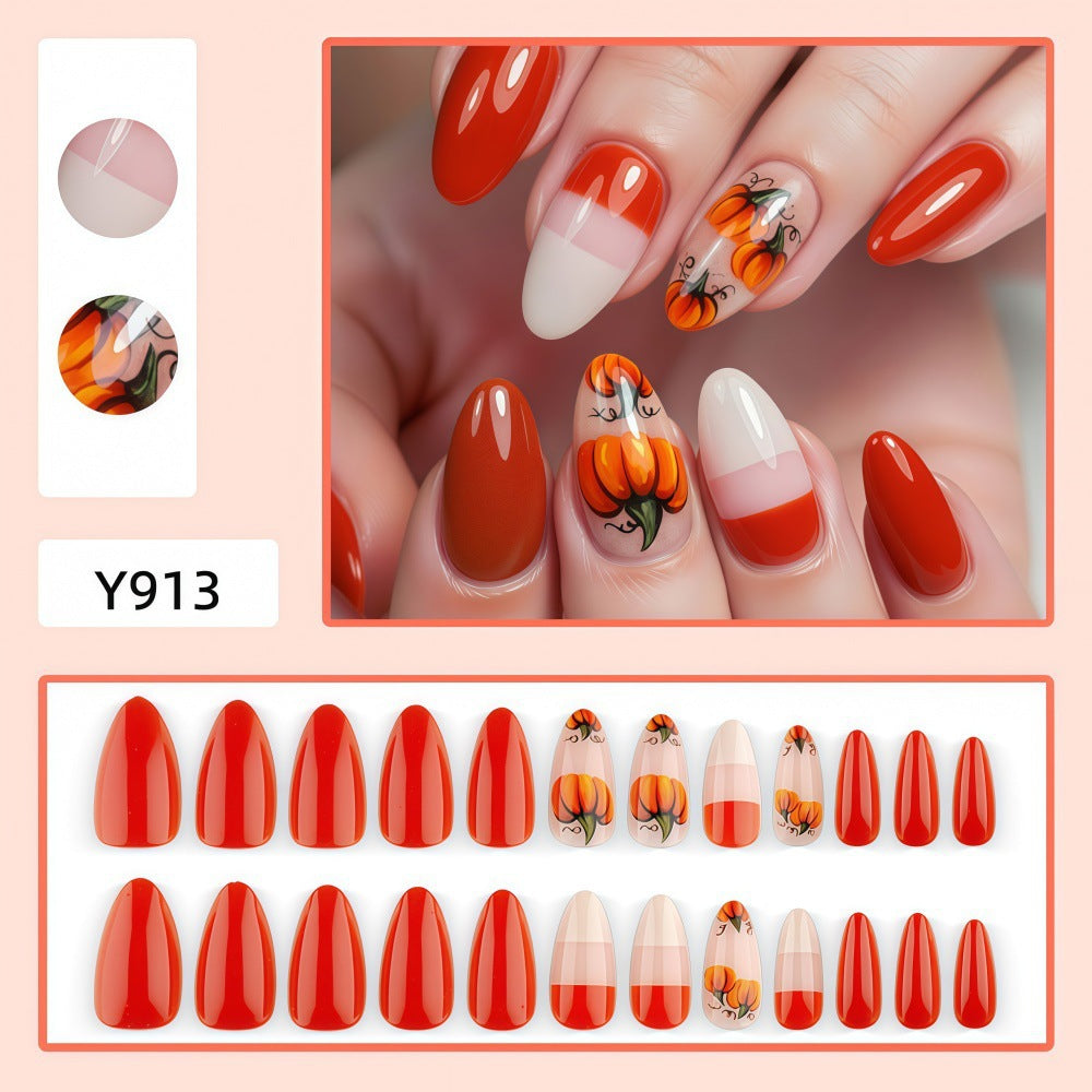 Kunstnägel Im Kreativen Halloween-Motiv Karnz