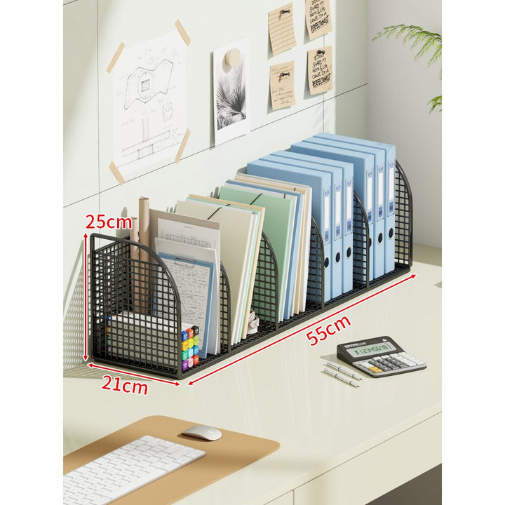 Multi-Tier Winkel Metallnetz Desktop Datei- und Ordnerorganisator