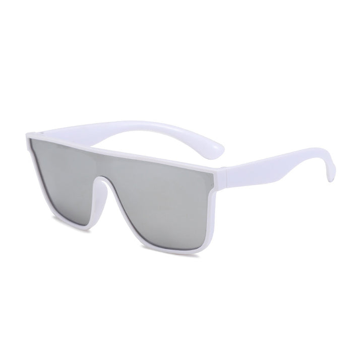 Damen Sportliche Sonnenbrille mit breitem Rahmen und polarisierenden Gläsern Karnz