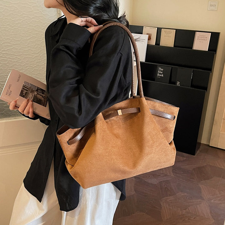 Wildleder Übergroße Tote Tasche Karnz