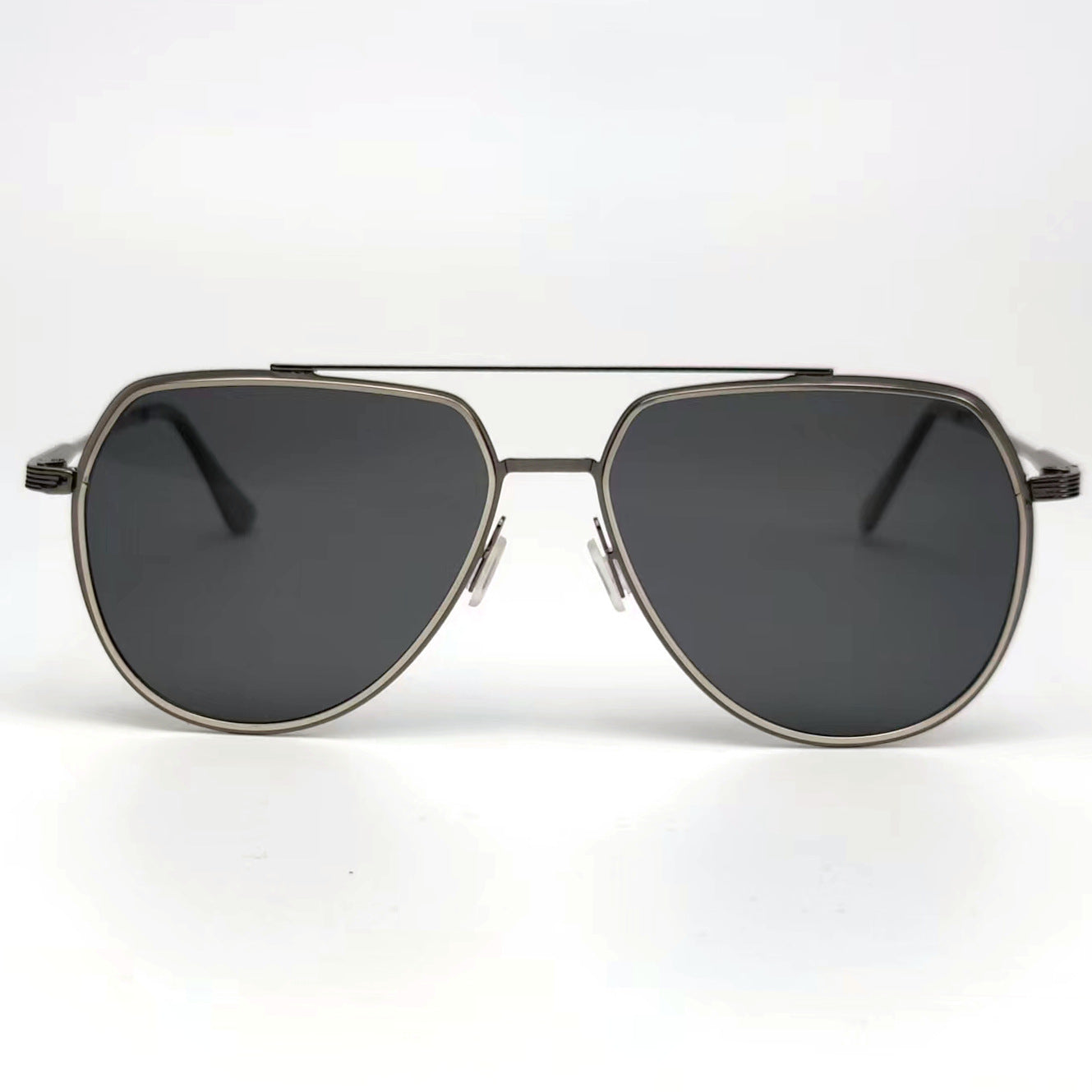 Herren elegante Flieger-Sonnenbrille mit polarisierenden Gläsern Karnz