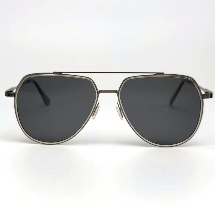 Herren elegante Flieger-Sonnenbrille mit polarisierenden Gläsern Karnz