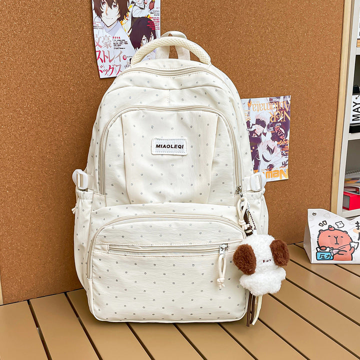 Multifunktionaler Pünktchen Rucksack Karnz