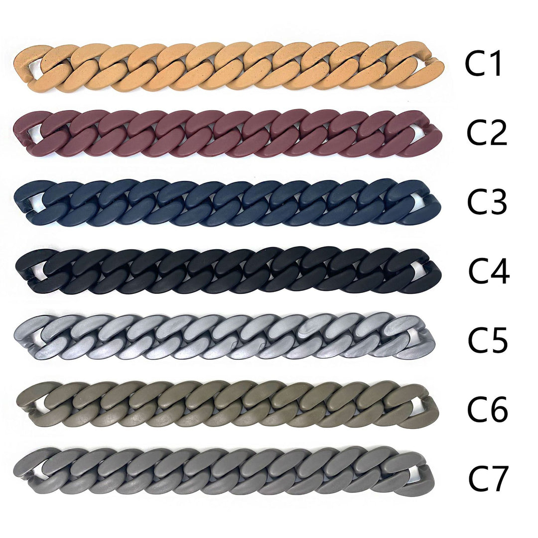 Stylische Silikon-Ketten-Armband Karnz